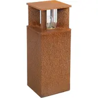 Ks Verlichting Lampe de jardin carrée Marina 40 Corten