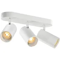 SLV ASTO TUBE, plafonnier apparent, cylindrique, GU10, 3x max. 10 W, blanc