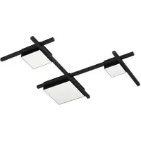 Eglo Plafonnier LED Viareggio noir