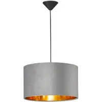FISCHER&HONSEL GMBH Lampe suspendue Aura velours gris
