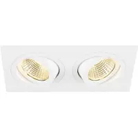 SLV Spot encastrable blanc New Tria 155 2x Led 3000K