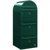 Bobi Boites aux lettres Trio 6005 Vert foncé
