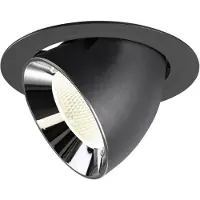 SLV Spot encastré Numinos Gimble XL noir/chrome 4000K - 20 deg