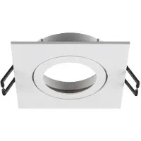 SLV Anneau de montage New Tria 68 carré blanc - sans raccord