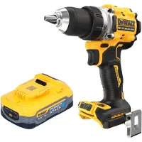 DeWalt DCD 800 N Perceuse-visseuse sans fil 18 V 90 Nm Brushless + 1x batterie Powerstack 5,0 Ah - sans chargeur