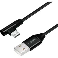 Logilink CU0142 Câble USB 2.0, USB-A - Micro-USB mâle, 1,0 m