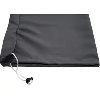 Mendler Housse De Protection Pour Parasol En Bois Florida 3m, Housse Cover Avec Cordon De Serrage Anthracite