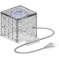 Calex Lampe de table en verre Glasser