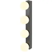 SLV Applique murale Sun Mirror 3 lumières noir