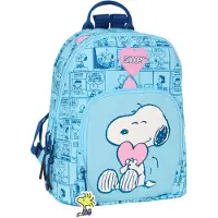 Safta Sac à Dos Mini Snoopy Love 9.75l 27x33x10 Cm