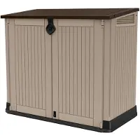 Keter Coffre de jardin en résine multifonctions 880 l - beige (sans vérins)
