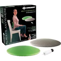 Schildkröt Fitness SCHILDKRÖT960037 SCHILDKRÖT Coussin de soutien dorsal "Seat Cushion Fit+", rond