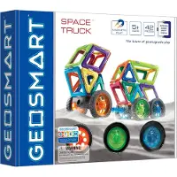 GeoSmart Jouet de construction magnétique Space Truck, 42dlg.