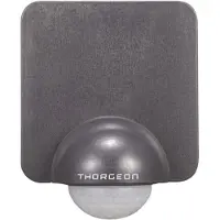 V-TAC Capteur de mouvement noir Visy 360 degrés