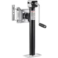 Vevor Cric de remorque , remorque avec capacité de charge dynamique de 2267 kg, support de levage de 365 mm, adapté aux remorques et aux remorques de yacht