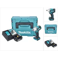 Makita DTW 301 RT1J Clé à choc sans fil 18 V 330 Nm 1/2" Brushless + 1x batterie 5,0 Ah + chargeur + Makpac