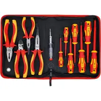Bgs Jeu de pinces / tournevis VDE | 12 pcs.