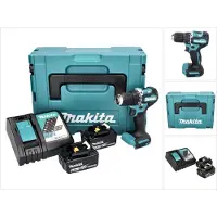 Makita DDF 487 RGJ Perceuse-visseuse sans fil 18 V 40 Nm Brushless + 2x batterie 6,0 Ah + chargeur + Makpac