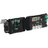 Wera Tool-check Modular 1 Ratchet Set With Tips And Sockets Argenté