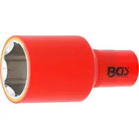 Bgs Douille VDE entraînement hexagonal carré intérieur 12,5 mm (1/2") SW 32 mm - 72082