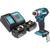 Makita DTD 173 SF Clé à choc sans fil 18 V 180 Nm 1/4" Brushless + 2x batterie 3,0 Ah + chargeur