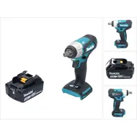 Makita DTW 181 T1 Visseuse à choc sans fil 18 V 210 Nm 1/2" Brushless + 1x batterie 5,0 Ah - sans chargeur