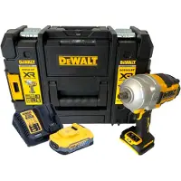 DeWalt DCF 961 H1T Clé à choc sans fil 18 V 1632 Nm 1/2" Brushless + 1x batterie Powerstack 5,0 Ah + chargeur + TSTAK