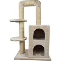 Topmast Arbre à chat Indy - Beige - 54 x 34 x 92 cm