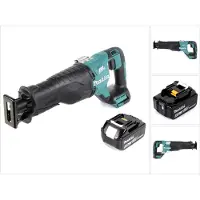 Makita DJR 187 18 V Scie sauteuse sans fil + 1x Batterie 6,0 Ah - sans chargeur
