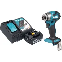 Makita DTD 173 RT1 Clé à choc sans fil 18 V 180 Nm 1/4" Brushless + 1x batterie 5,0 Ah + chargeur