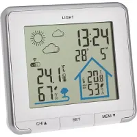 TFA-Dostmann Station météo radio LIFE, blanc, 35.1153.02,