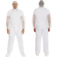 Hygonorm 27609 Overalls Light mit Kapuze weiß Gr. XXL PP Reißverschluss