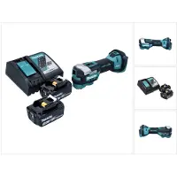 Makita DTM52RF Découpeur-ponceur multifonction sans fil 18V Starlock Max Brushless + 2x Batteries 3,0 Ah + Chargeur