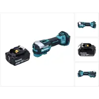 Makita DTM52T1 Découpeur-ponceur multifonction sans fil 18V Starlock Max Brushless + 1x Batterie 5,0 Ah - sans chargeur