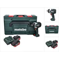 Metabo SSW 18 LTX 800 BL Visseuse à choc sans fil 18 V 800 Nm 1/2" Brushless + 2x batterie 8,0 Ah + chargeur + metaBOX