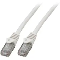 Efbe-Schott K8104WS.0,5 RJ45 Patchkabel U/UTP, Cat.6, LSZH, CCA, 0,5m, weiß
