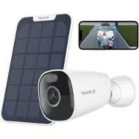 Reolink 4K 8MP batterie/panneau solaire Caméra de surveillance extérieure, 5/2.4GHz WiFi, Vision nocturne couleur Détection de personnes/véhicules/animaux, Alarme sonore & lumineuse