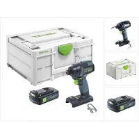Festool TID 18-Basic Visseuse à choc sans fil 18 V 180 Nm 1/4" + 1x batterie 3,0 Ah + Systainer - sans chargeur