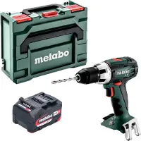 Metabo BS 18 LT Perceuse-visseuse sans fil 18 V 60 Nm + 1x batterie 4,0 Ah + metaBOX - sans chargeur (Perceuse-visseuse)