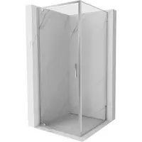 Mexen Cabine de douche à charnière Exo 90 x 90 cm, transparent, chrome - 8181-090-090-01-00