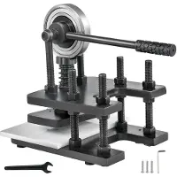 Vevor Machine de Découpe du Cuir Manuelle 18x12cm Machine à Découper Manuelle Machine de Coupe du Cuir Machine de Découpage Manuelle pour Cuir Feuilles en Plastiques Feuilles en Caoutchouc