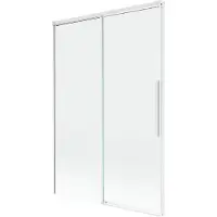 Mexen Rox Baignoire Paravent à 2 panneaux coulissants 100 x 150 cm, transparent, chrome - 8C9-100-003-01-00
