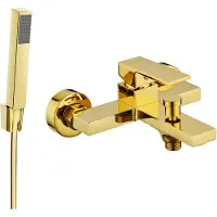 Mexen Uno R77 Mélangeur bain avec accessoires, or (7143R77-50)