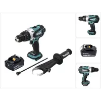 Makita DHP 458 G1 Perceuse-visseuse à percussion sans fil 18 V 91 Nm + 1x Batterie 6,0 Ah - sans chargeur