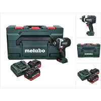 Metabo Visseuse à chocs SSW 18 LTX 800 BL - 2 Batteries 5.5 Ah + chargeur - 602403660