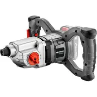 Graphite Mélangeur sur batterie Energy+ 18V, Li-lon, vitesse I. 250-400/min, II 350-650/min, poignée M14, poids 4,7 kg, mélangeur de peinture, boue de cloison sèche, boue de ciment, béton, mortier