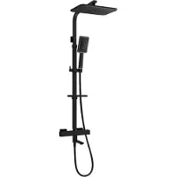 Mexen CQ54 colonne de bain avec mitigeur thermostatique, noir / chrome (779105495-71)