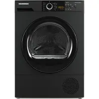 Usorteret HHPD-V8T1CHS Sèche-linge avec pompe à chaleur 8 kg, écran LED, fonction anti-frisottis, Gris