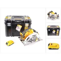 DeWalt Scie circulaire sans fil DCS 572 NT 18 V 184 x 16 mm + 1 batterie 2,0 Ah + T-STAK - sans chargeur