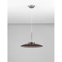 Lyora Suspension Esti verre fumé Ø 50cm